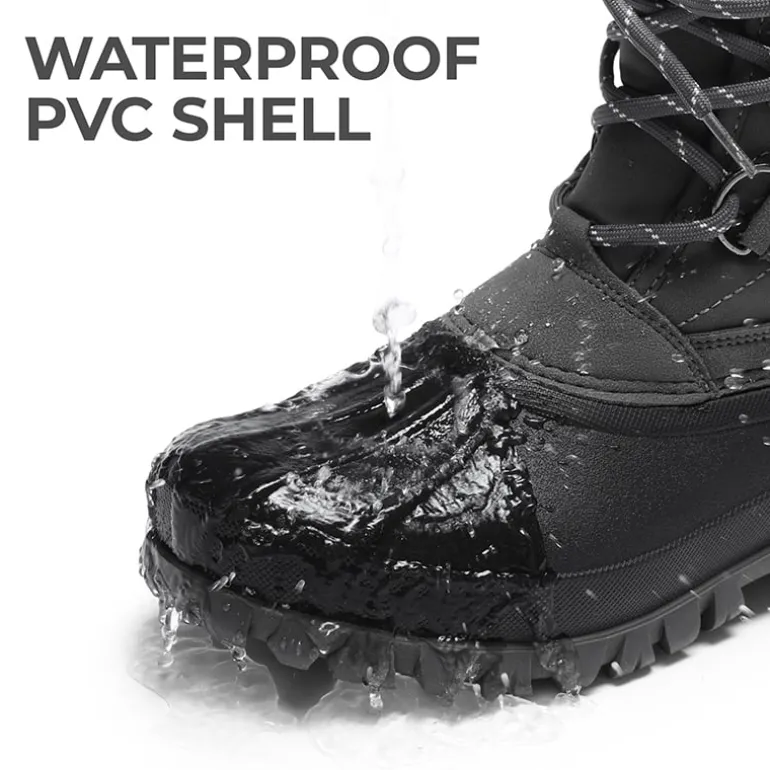 Women’s Waterproof Faux Wool Winter Boots