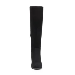 Women’s Wide-Calf Chunky Heel Knee-High Boots