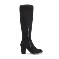 Women’s Wide-Calf Chunky Heel Knee-High Boots