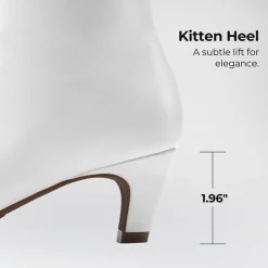 Women’s Wide-Calf Square-Toe Knee-High Boots