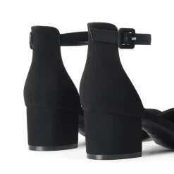 Women's Wide Fit D'Orsay Block Heel Pumps