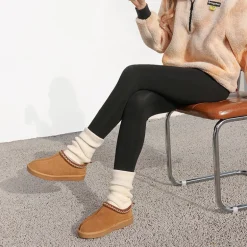 Women’s Wide Toe Fuzzy Cozy Slip-On Slippers