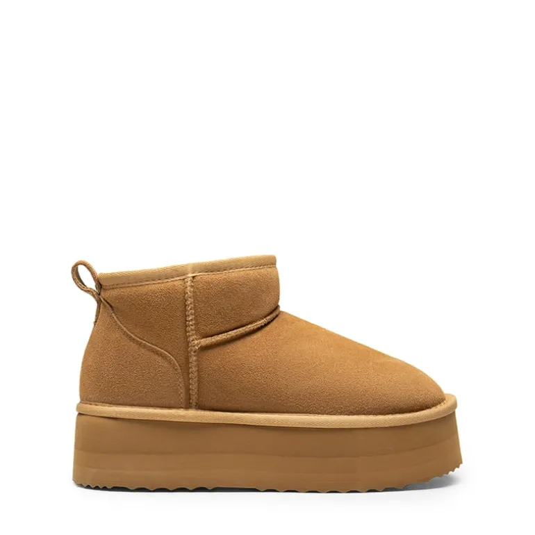 Women’s Wide Toe Platform Mini Snow Boots