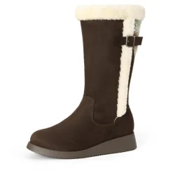 Women's Winter Fur Lined Mid Calf Snow Boots