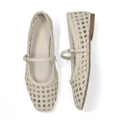 Women’s Woven Flats with Adjustable Strap