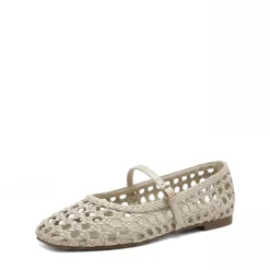 Women’s Woven Flats with Adjustable Strap