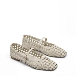 Women’s Woven Flats with Adjustable Strap