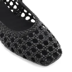 Women’s Woven Flats with Adjustable Strap