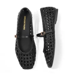 Women’s Woven Flats with Adjustable Strap