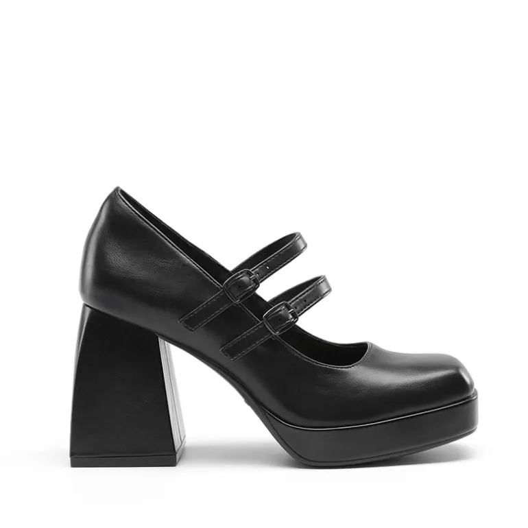 Women’s Y2K Double-Strap Chunky Mary Janes