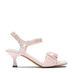 [Wonder Cloud] Aphrodite Ruched Square Toe Kitten Heel Sandals
