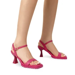 [Wonder Cloud] Athena Square Toe High Stiletto Heel Sandals