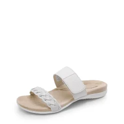 Woven Arch Support Slide Sandals