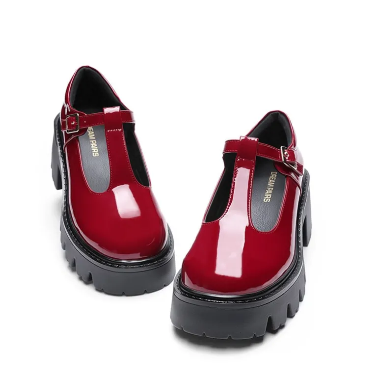 Y2K Chunky Sole Mary Jane Pumps