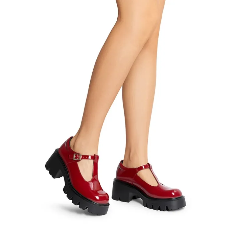 Y2K Chunky Sole Mary Jane Pumps