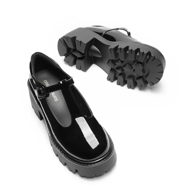 Y2K Chunky Sole Mary Jane Pumps