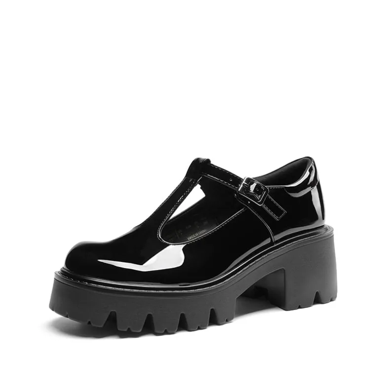 Y2K Chunky Sole Mary Jane Pumps