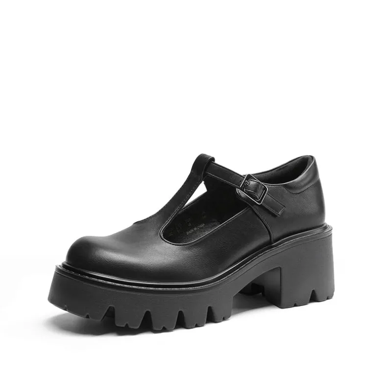 Y2K Chunky Sole Mary Jane Pumps