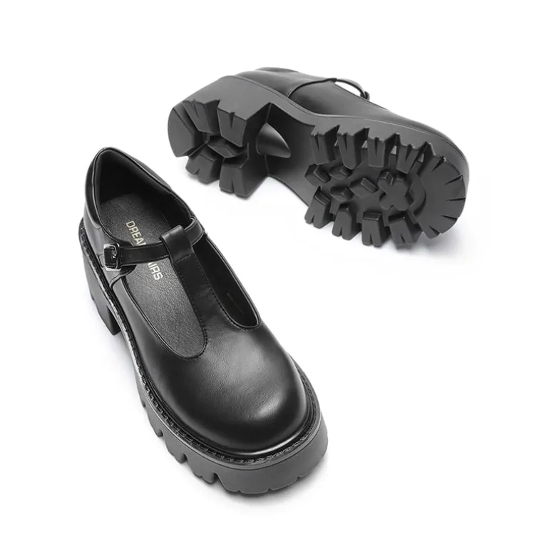 Y2K Chunky Sole Mary Jane Pumps