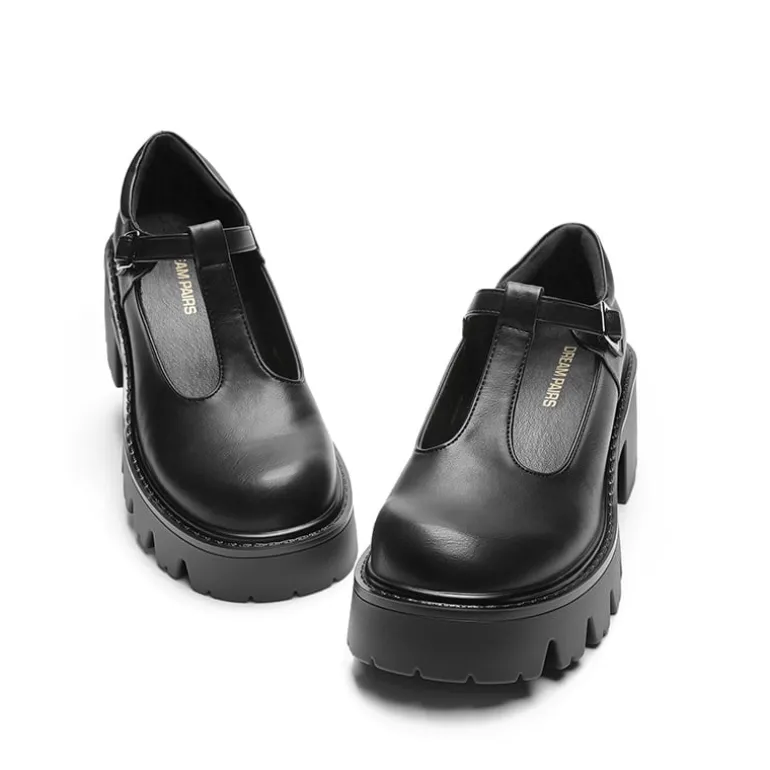 Y2K Chunky Sole Mary Jane Pumps