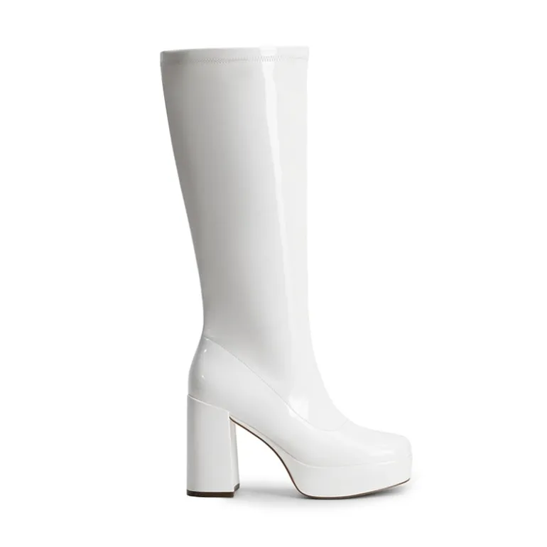 Y2K-inspired Knee-high Platform Gogo Boots